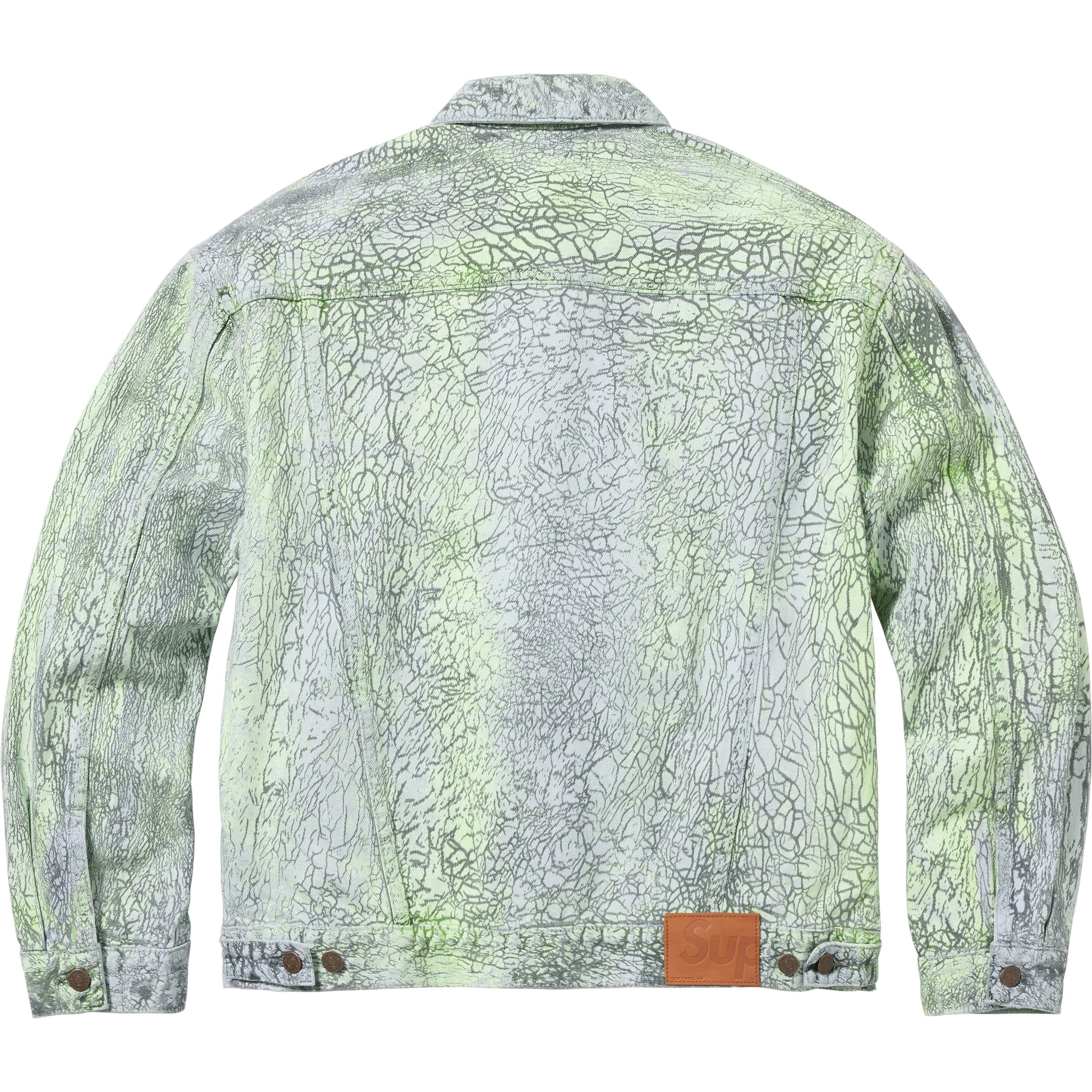 Crackle Denim Trucker Jacket view 9